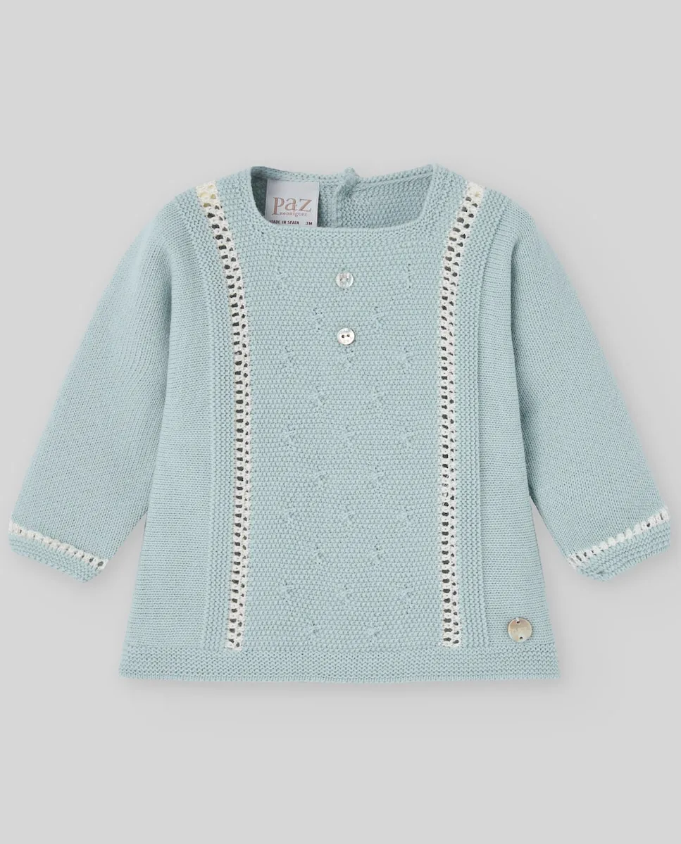 Детский вязаный жилет коллекции Семена Paz Rodríguez, светло-зеленый
Детский вязаный жилет коллекции Семена Paz Rodríguez, светло-зеленый