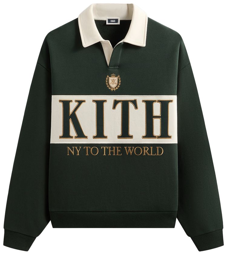 Регбийный пуловер Kith Nelson, зеленый
Регбийный пуловер Kith Nelson, зеленый