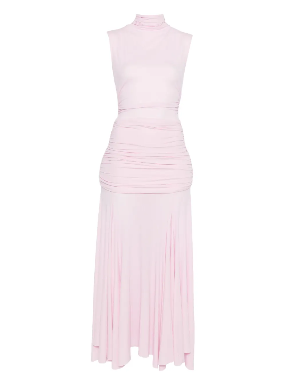 Шелковое платье миди Magda Butrym, розовый 
Шелковое платье миди Magda Butrym, розовый