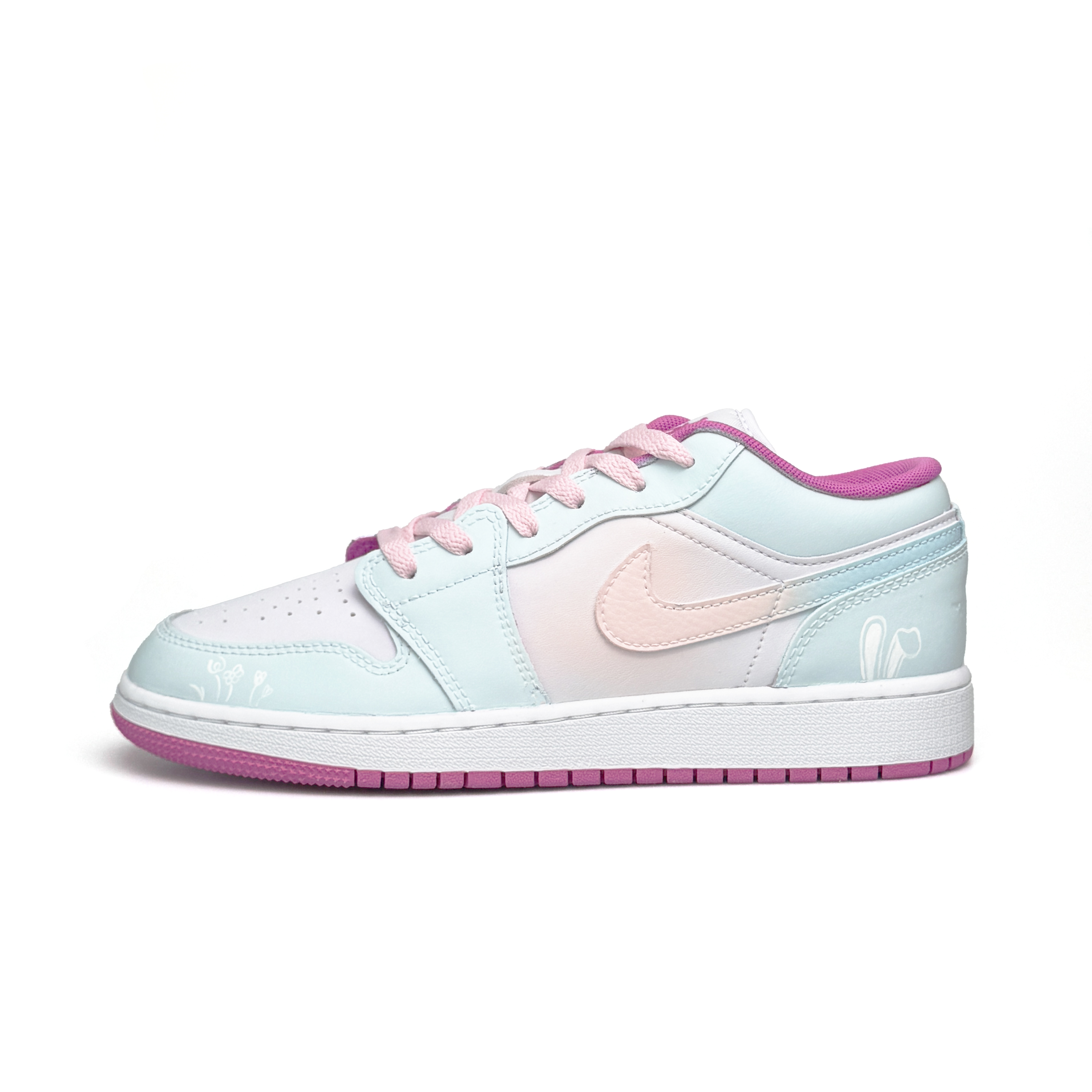 Детские баскетбольные кроссовки Air 1 с противоскользящим износостойким верхом для подростков Jordan, синий/розовый
Детские баскетбольные кроссовки Air 1 с противоскользящим износостойким верхом для подростков Jordan, синий/розовый