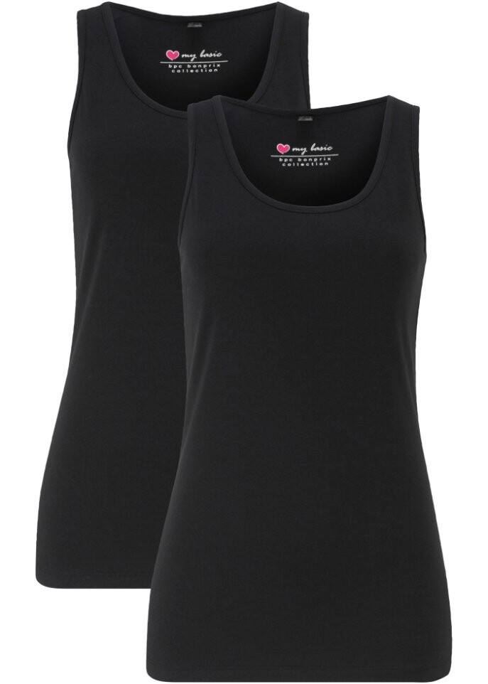 Эластичная майка (2 шт) Bpc Bonprix Collection, черный
Эластичная майка (2 шт) Bpc Bonprix Collection, черный
