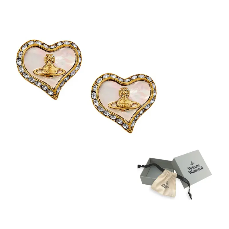 Серьги в форме сердца с декором Orb Vivienne Westwood
Серьги в форме сердца с декором Orb Vivienne Westwood