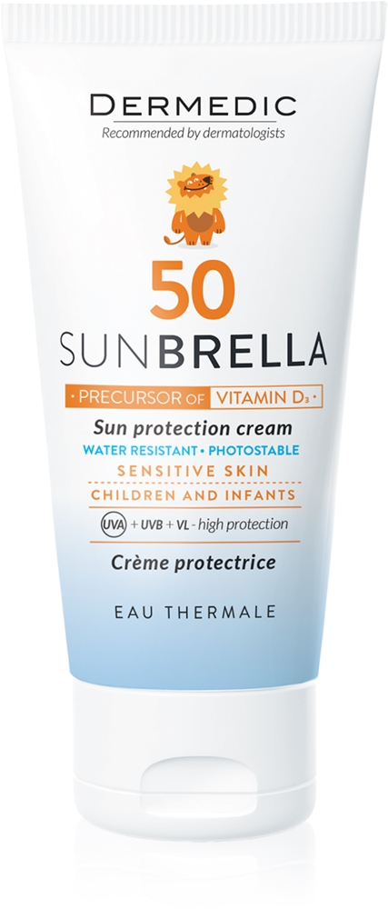 Детский защитный крем для лица Sunbrella SPF 50 Dermedic, 50 гр
Детский защитный крем для лица Sunbrella SPF 50 Dermedic, 50 гр