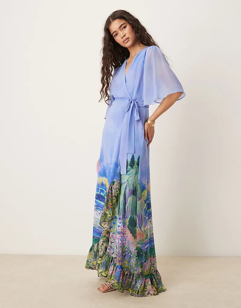 Платье-халат макси Hope & Ivy The Nadia с рукавами-крылышками в цвете «живописно-голубой»
Платье-халат макси Hope & Ivy The Nadia с рукавами-крылышками в цвете «живописно-голубой»