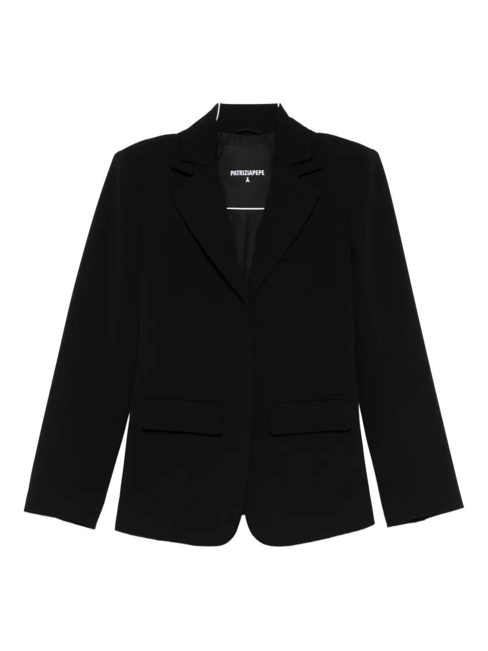 Однобортный пиджак Patrizia Pepe, черный
Однобортный пиджак Patrizia Pepe, черный