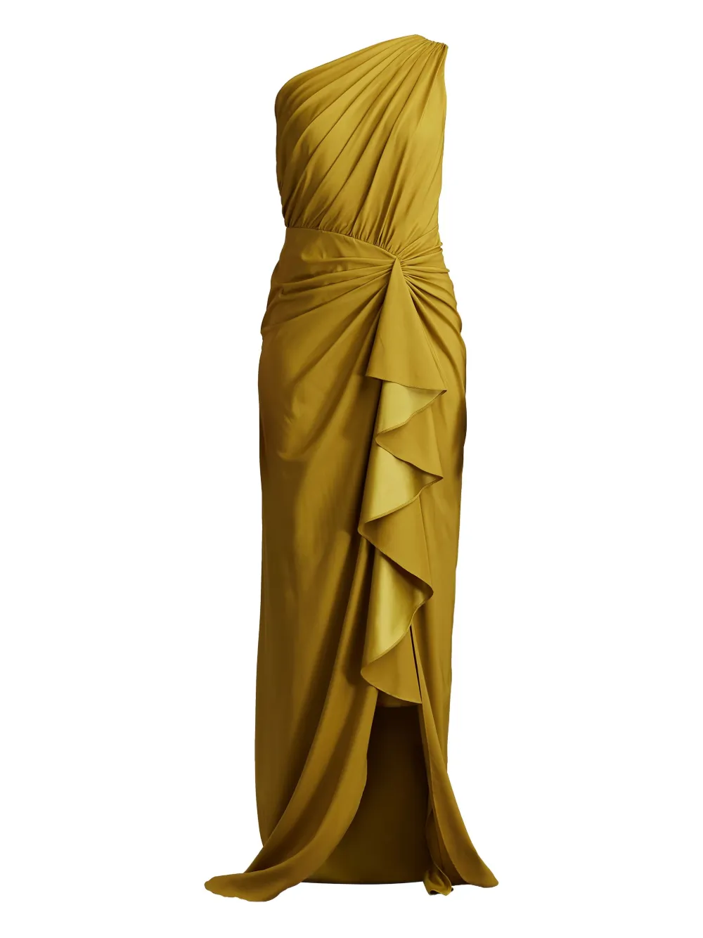 Вечернее платье на одно плечо с оборками Tadashi Shoji, желтый
Вечернее платье на одно плечо с оборками Tadashi Shoji, желтый