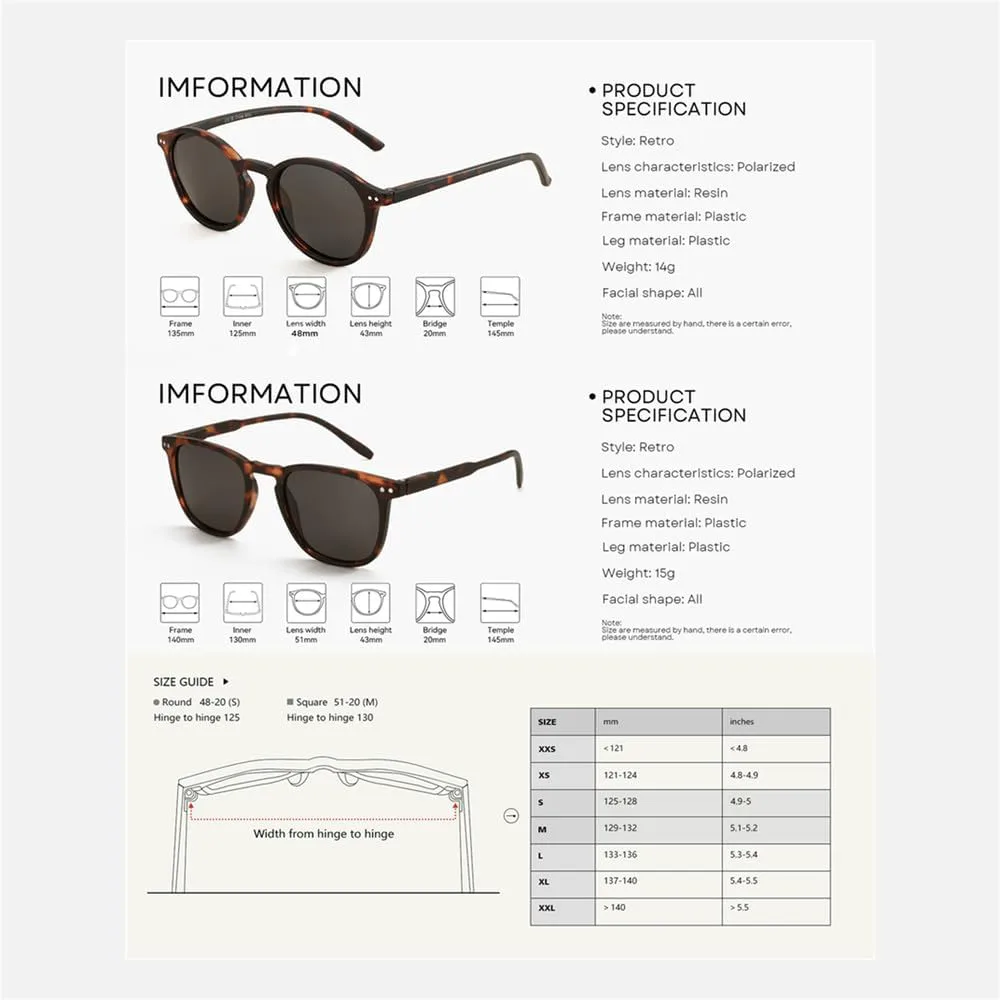 Комплект из 2 поляризованных солнцезащитных очков для женщин и мужчин в винтажной оправе с защитой от УФ-излучения, очки для вождения SZVVBKK, 620013s 004
Комплект из 2 поляризованных солнцезащитных очков для женщин и мужчин в винтажной оправе с защитой от УФ-излучения, очки для вождения SZVVBKK, 620013s 004