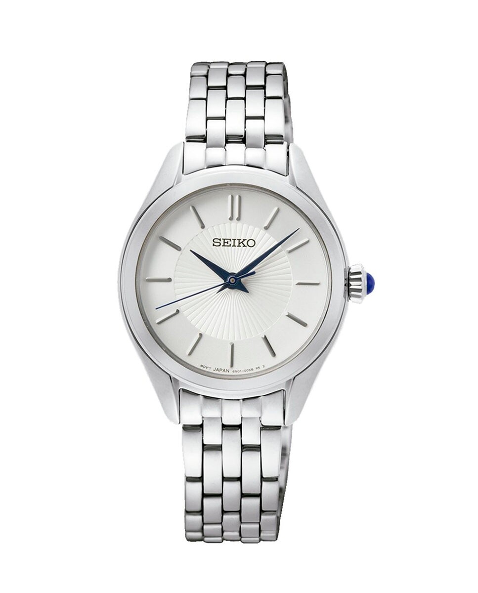 Женские часы SUR537P1 со стальным и серебряным ремешком Seiko, серебро
Женские часы SUR537P1 со стальным и серебряным ремешком Seiko, серебро