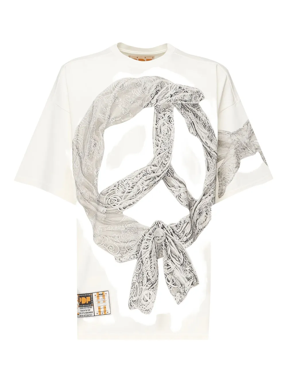 Футболка из хлопка с принтом «Мир» PDF CHANNEL, белый
Футболка из хлопка с принтом «Мир» PDF CHANNEL, белый