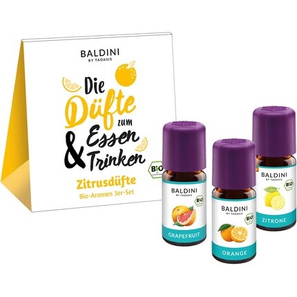 Парфюмерный набор для мужчин Baldini Aroma Citrus Fragrances 5 Ml Set Of 3: The Fragrances For Eating & Drinking 5 Ml 3er
Парфюмерный набор для мужчин Baldini Aroma Citrus Fragrances 5 Ml Set Of 3: The Fragrances For Eating & Drinking 5 Ml 3er