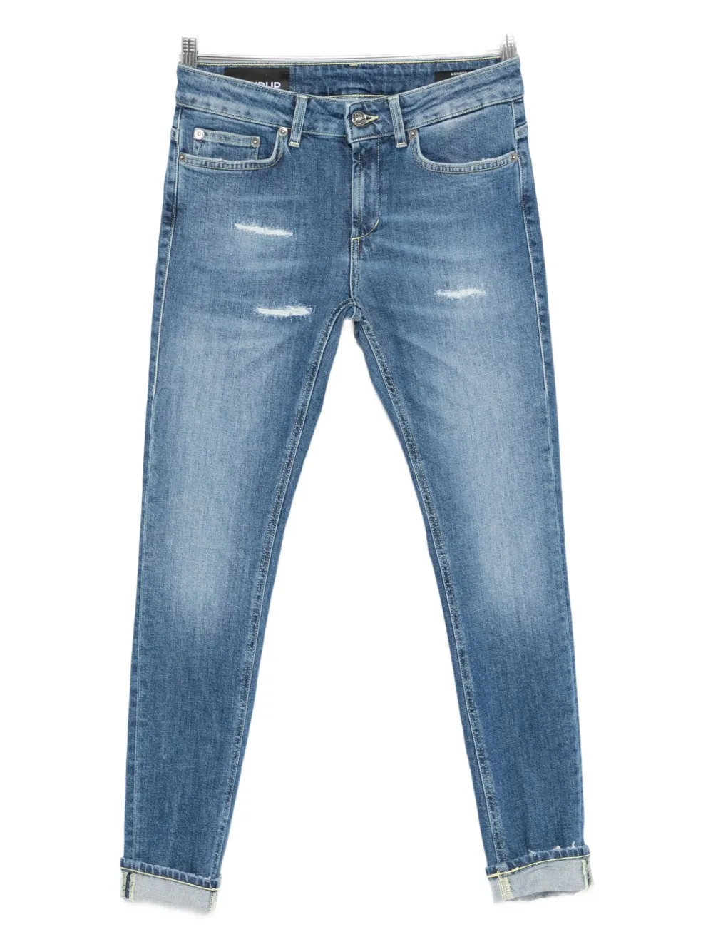 Укороченные потертые джинсы DONDUP, синий
Укороченные потертые джинсы DONDUP, синий