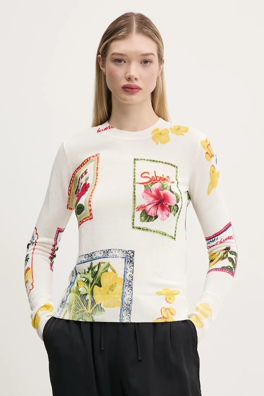 Свитер с добавлением льна Tampere Desigual, бежевый
Свитер с добавлением льна Tampere Desigual, бежевый