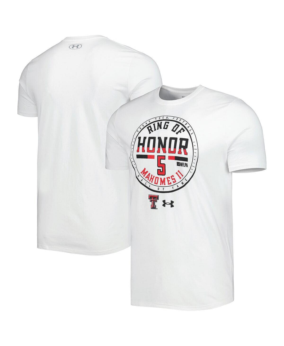 Мужская футболка Патрика Махоумса White Texas Tech Red Raiders Ring of Honor Under Armour
Мужская футболка Патрика Махоумса White Texas Tech Red Raiders Ring of Honor Under Armour