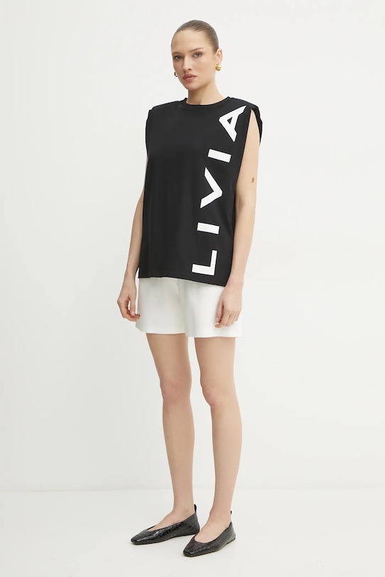 Хлопковая майка Liviana Conti, черный
Хлопковая майка Liviana Conti, черный