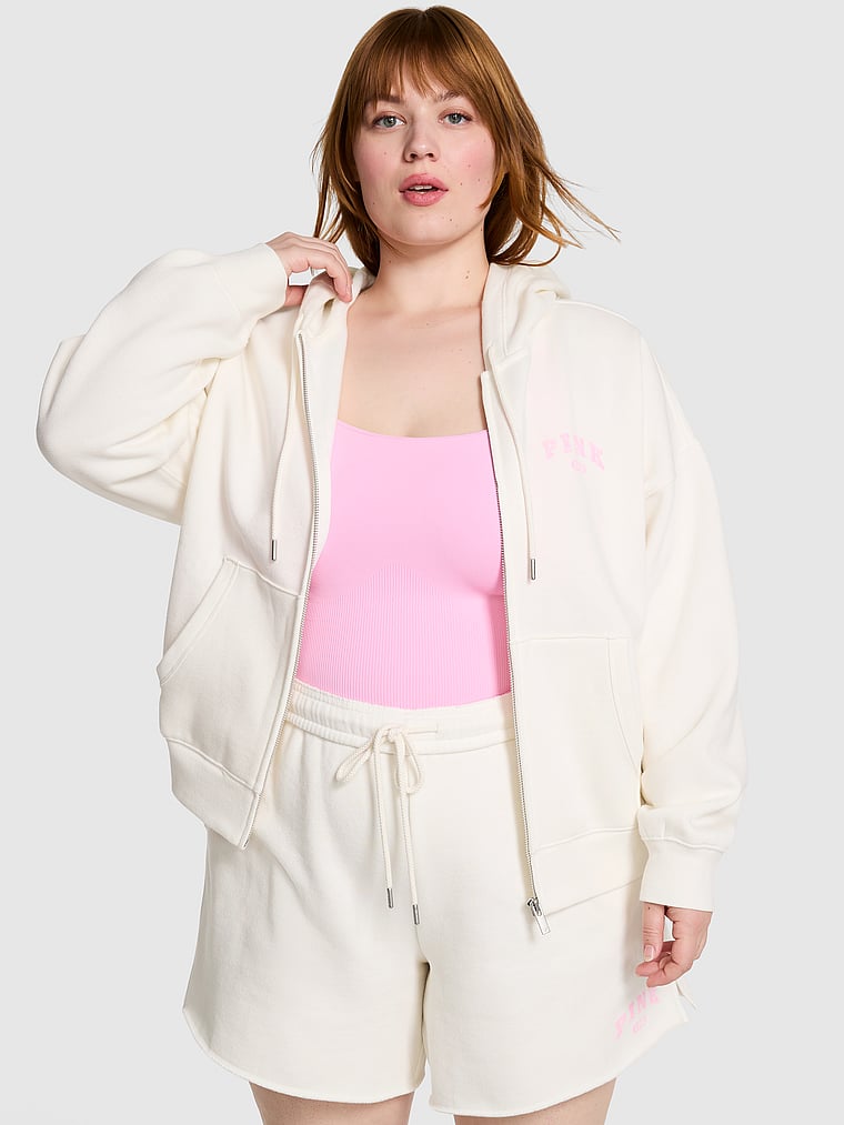Толстовка с капюшоном Ivy из флиса с застежкой-молнией во всю длину Pink, winter white
Толстовка с капюшоном Ivy из флиса с застежкой-молнией во всю длину Pink, winter white