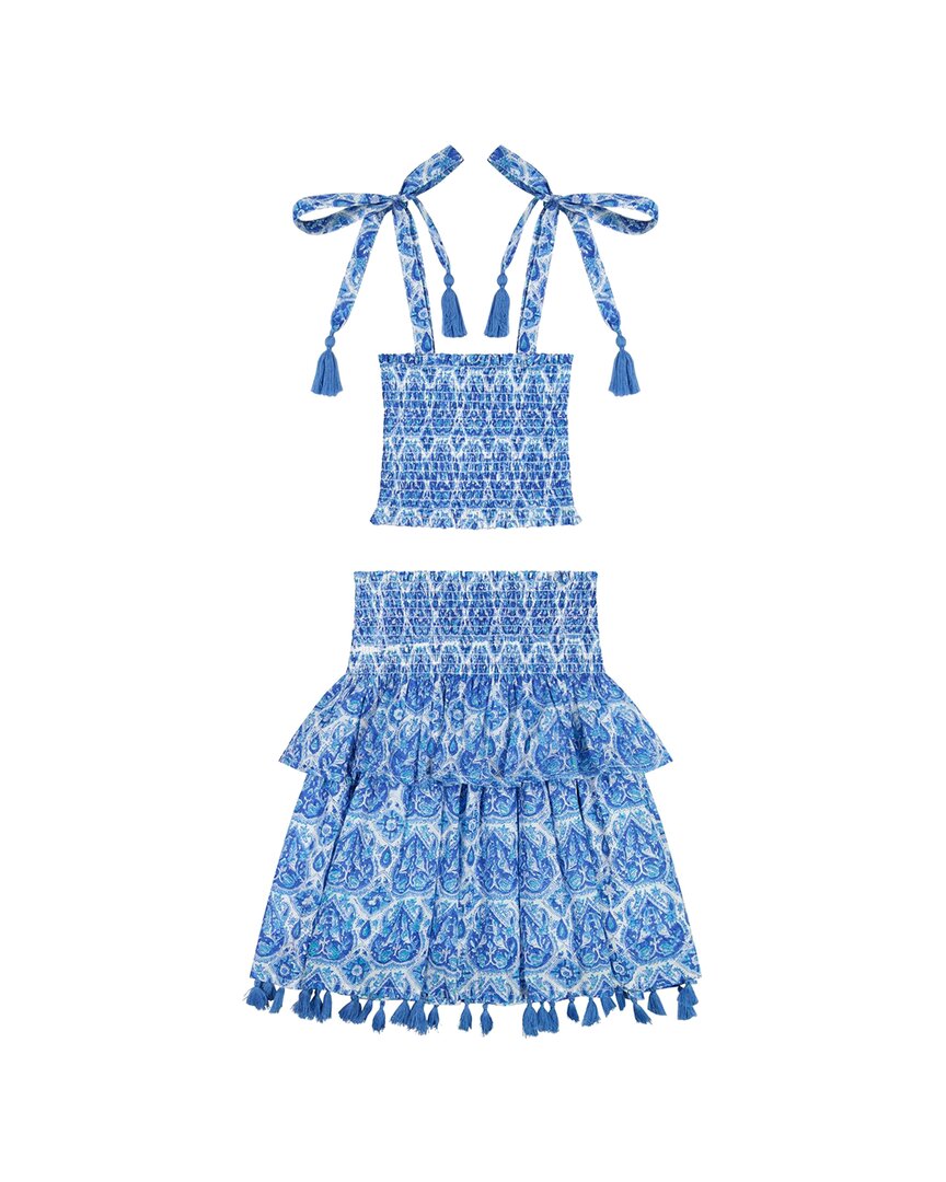 Комплект Mer St Barth: топ Noelle и макси-юбка Mer St. Barth, синий
Комплект Mer St Barth: топ Noelle и макси-юбка Mer St. Barth, синий