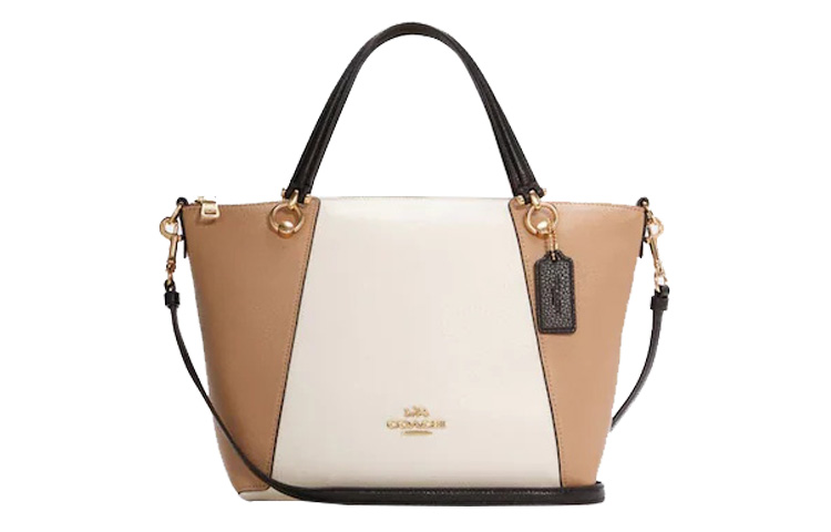 COACH Полированная кожаная сумка-пельмень
COACH Полированная кожаная сумка-пельмень