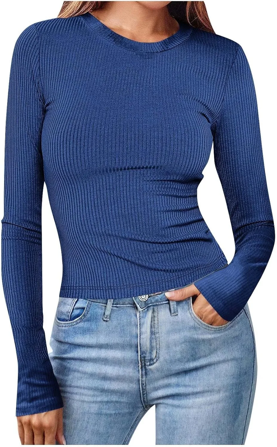 XUNRYAN женский свитер с длинными рукавами, вязаный, облегающий
XUNRYAN женский свитер с длинными рукавами, вязаный, облегающий