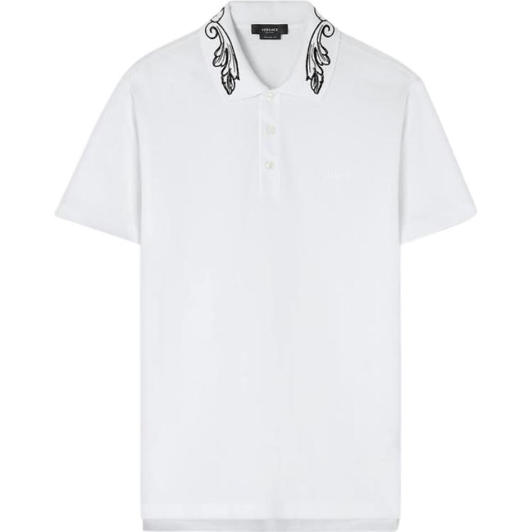 VERSACE Белая поло для мужчин, Белый, VERSACE Белая поло для мужчин
VERSACE Белая поло для мужчин, Белый, VERSACE Белая поло для мужчин