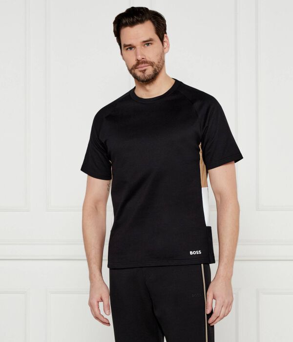Футболка мужская Boss с цветными вставками, черный
Футболка мужская Boss с цветными вставками, черный