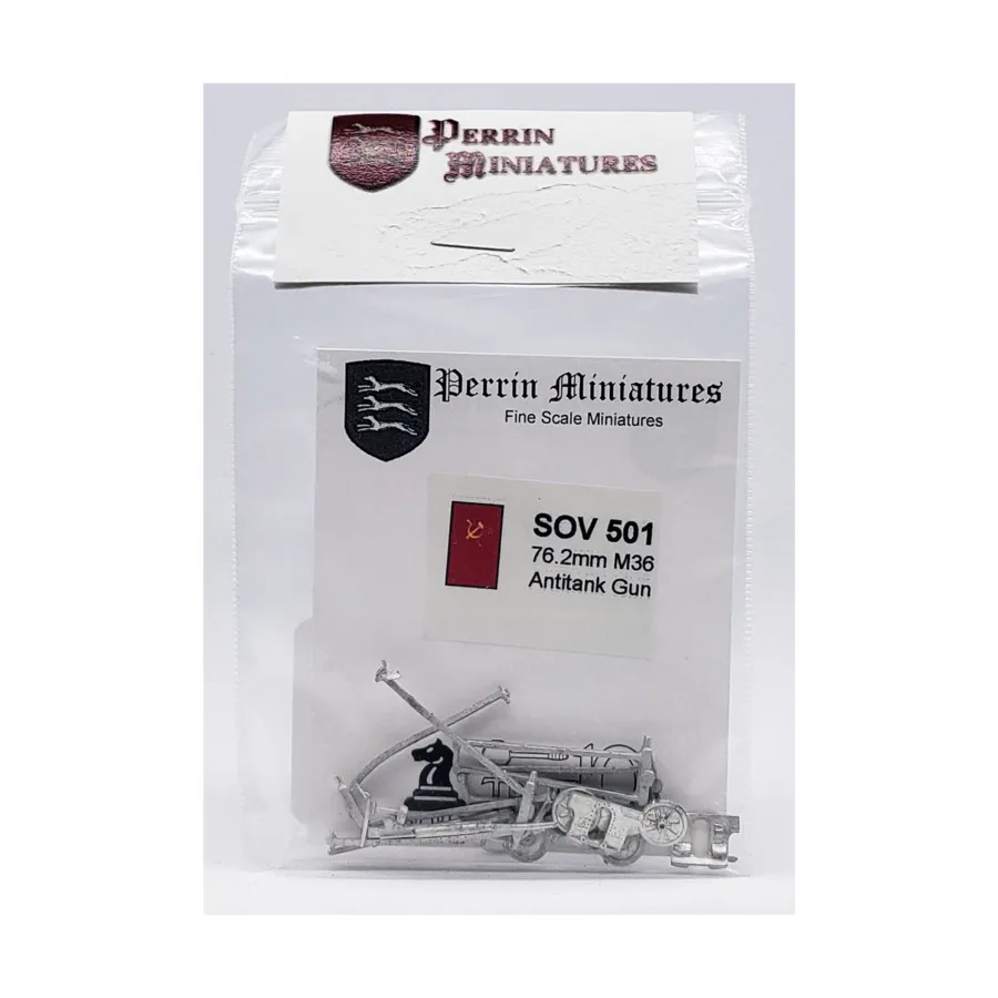 76,2-мм противотанковая пушка М36, WWII Miniatures - USSR (10mm) (Perrin Miniatures)
76,2-мм противотанковая пушка М36, WWII Miniatures - USSR (10mm) (Perrin Miniatures)