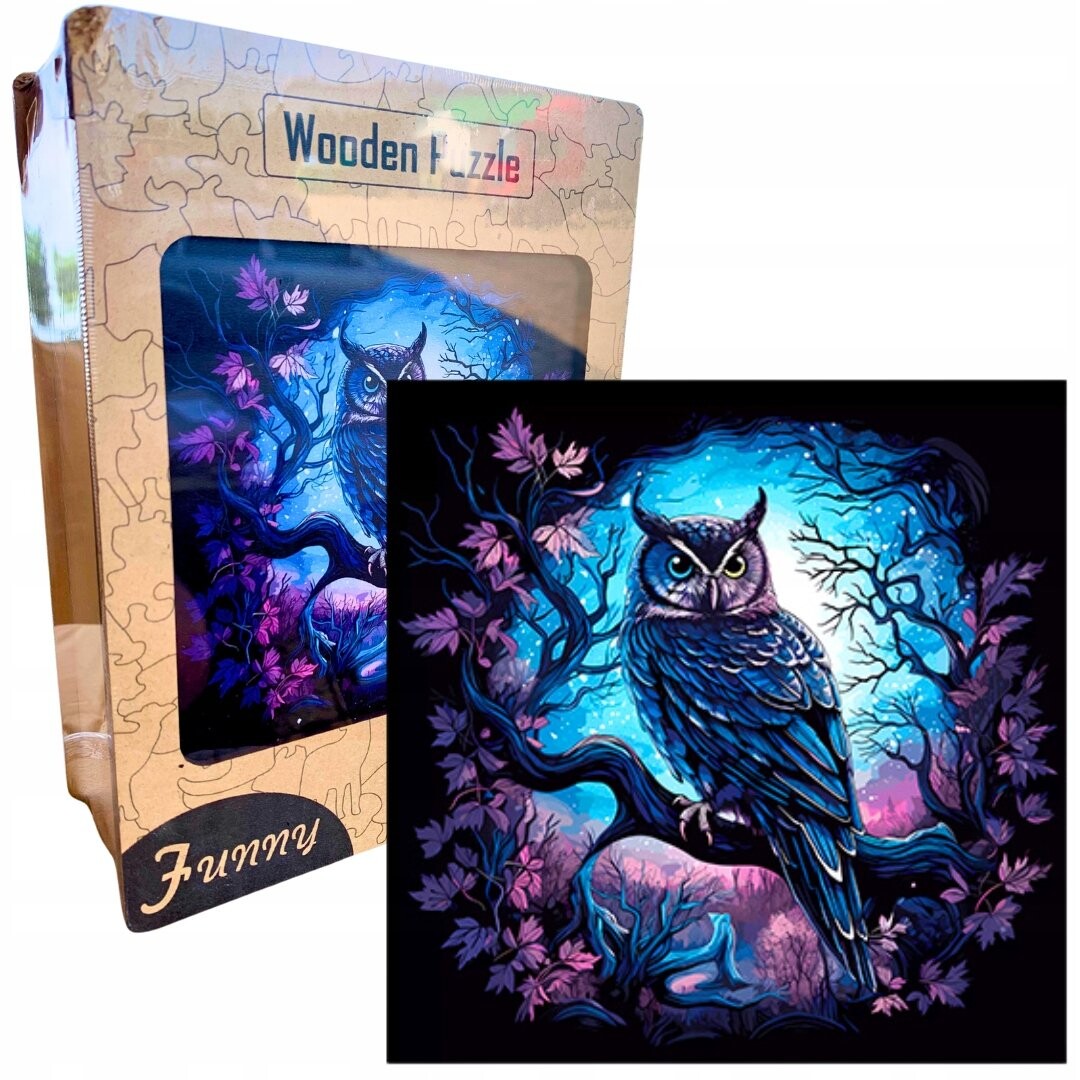 Деревянный развивающий пазл А3 «Волшебная сова» для детей и взрослых, 240 шт., БОЛЬШОЙ Inna marka
Деревянный развивающий пазл А3 «Волшебная сова» для детей и взрослых, 240 шт., БОЛЬШОЙ Inna marka