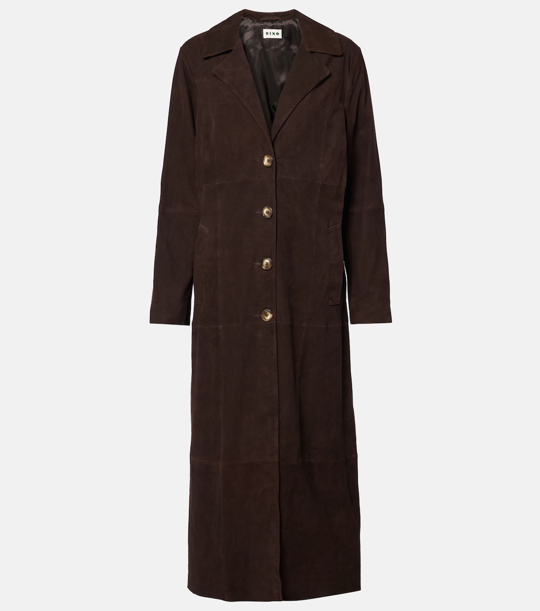 Замшевое пальто Astraea Rixo, коричневый
Замшевое пальто Astraea Rixo, коричневый