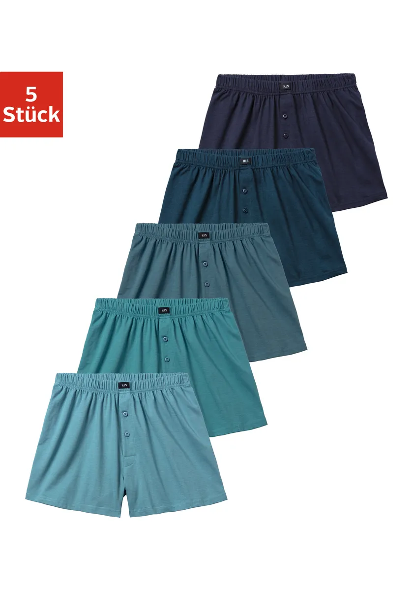 Широкие боксеры H.I.S "Мужские боксеры" (5 шт. в упаковке), широкий крой, удобный пояс, из эластичного хлопка, синий
Широкие боксеры H.I.S "Мужские боксеры" (5 шт. в упаковке), широкий крой, удобный пояс, из эластичного хлопка, синий