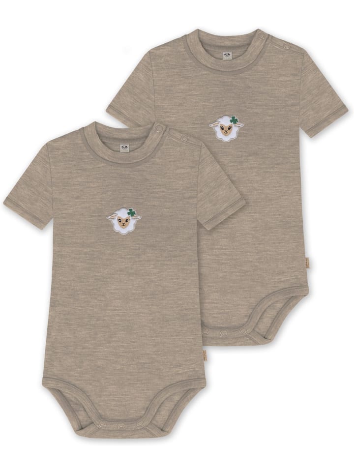 Normani Outdoor Sports Комплект из 2 детских боди с короткими рукавами из мериносовой шерсти бежевого цвета
Normani Outdoor Sports Комплект из 2 детских боди с короткими рукавами из мериносовой шерсти бежевого цвета