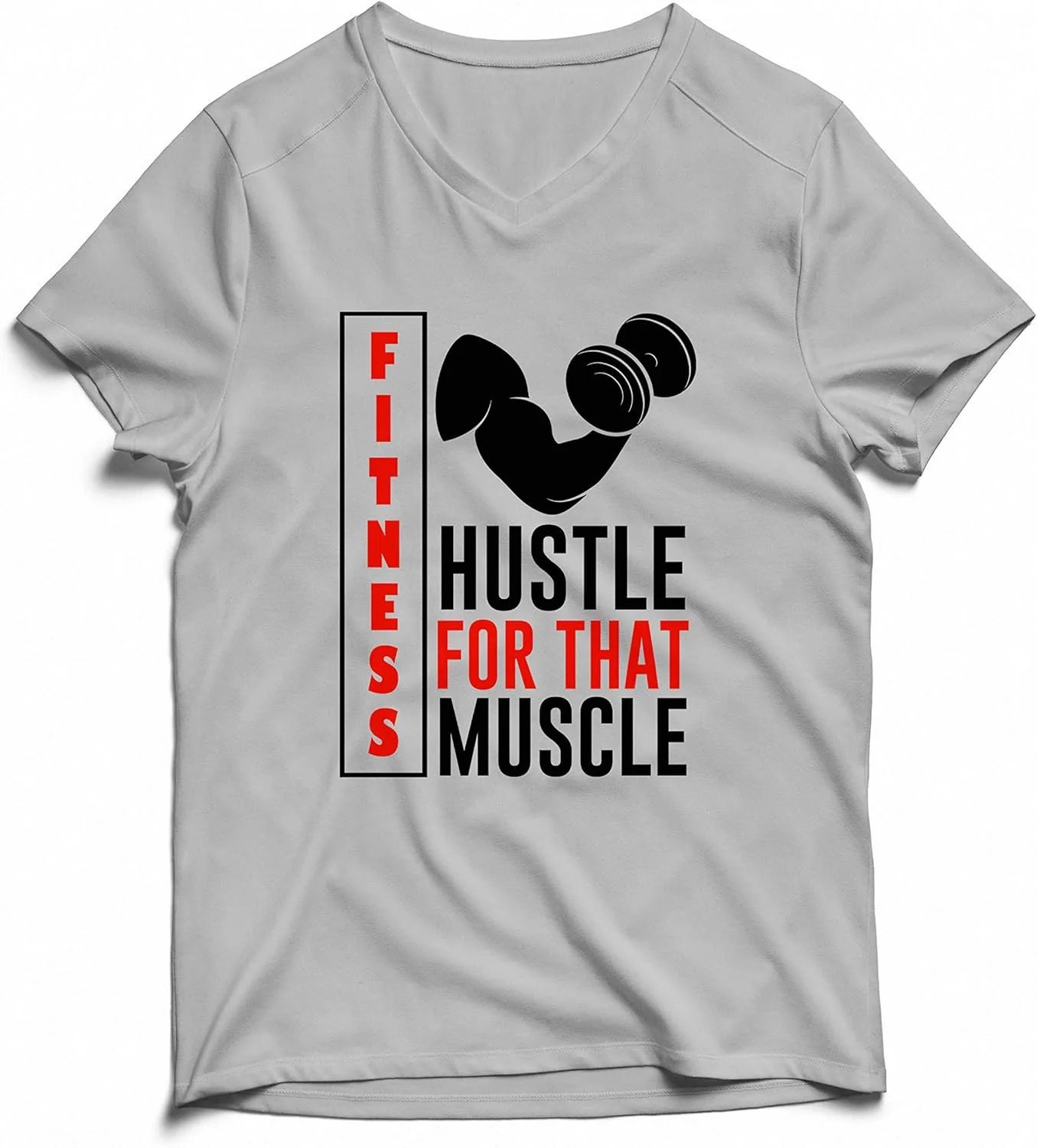 Футболка мужская V-Neck с коротким рукавом WGC Fitness Hustle for That Muscle
Футболка мужская V-Neck с коротким рукавом WGC Fitness Hustle for That Muscle