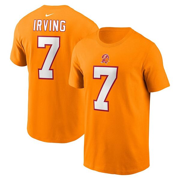 Футболка с именем и номером игрока Tampa Bay Buccaneers Bucky Irving Nike
Футболка с именем и номером игрока Tampa Bay Buccaneers Bucky Irving Nike