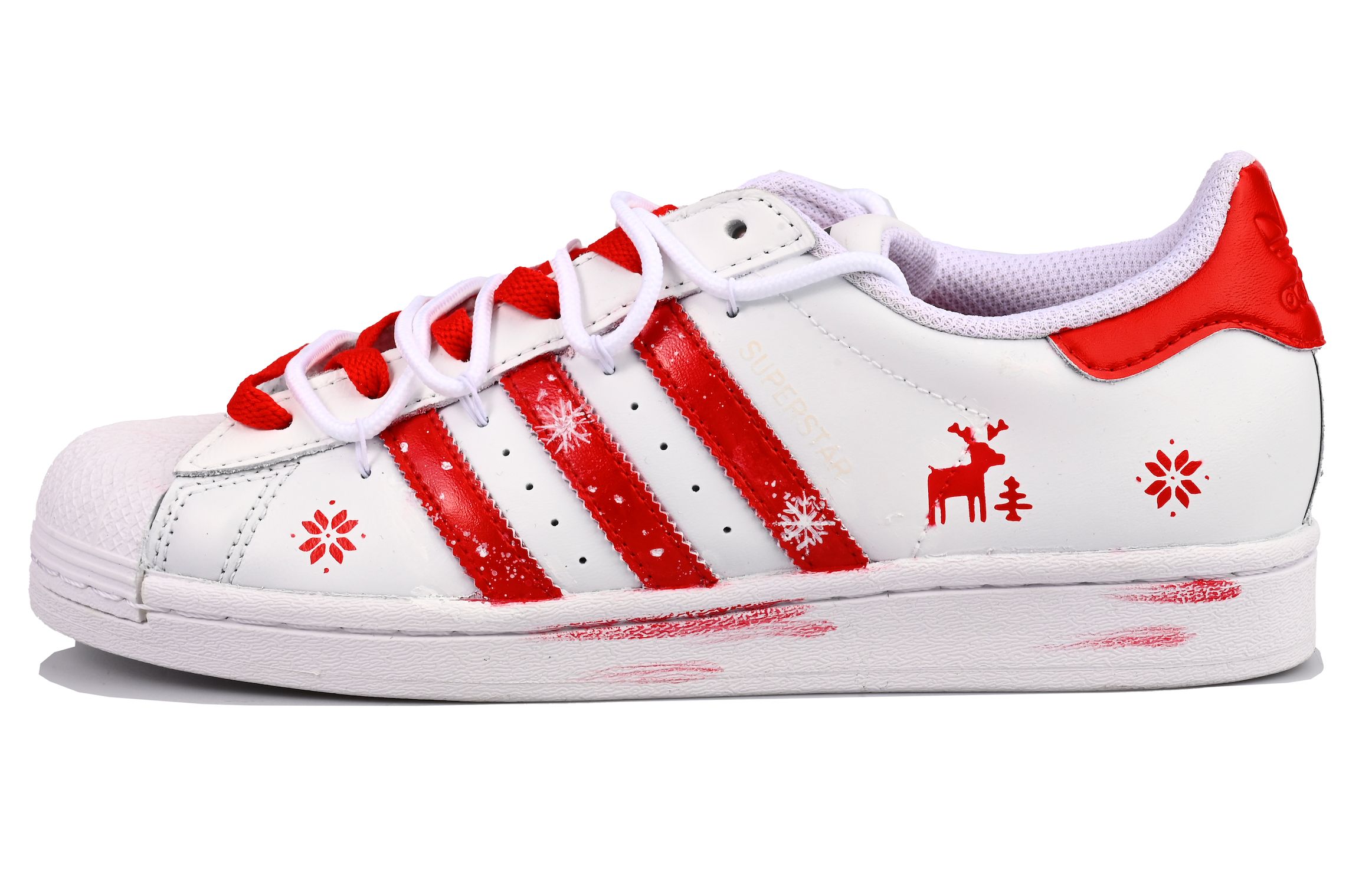 Adidas Originals Superstar Deer Xing Dingdang устойчивые к истиранию низкие детские скейтбордские кроссовки Red White
Adidas Originals Superstar Deer Xing Dingdang устойчивые к истиранию низкие детские скейтбордские кроссовки Red White
