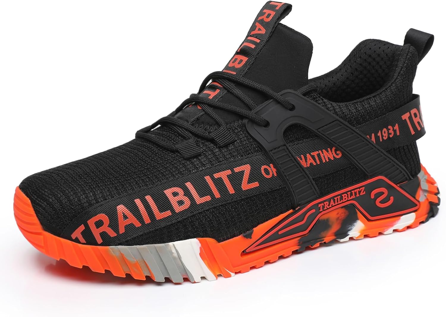 Комбинированные мужские ботинки с металлическим носком, кроссовки для безопасности на работе, противоскользящие, удобные, легкие, дышащие, с твердым носком для промышленного строительства, теннисные, слипоны Trailblitz, оранжевый
Комбинированные мужские ботинки с металлическим носком, кроссовки для безопасности на работе, противоскользящие, удобные, легкие, дышащие, с твердым носком для промышленного строительства, теннисные, слипоны Trailblitz, оранжевый