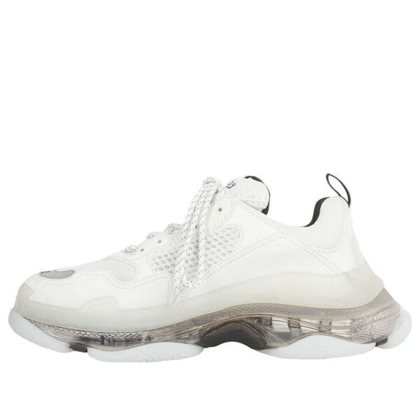 Кроссовки triple s sneaker 'clear sole - white grey' Balenciaga, белый 
Кроссовки triple s sneaker 'clear sole - white grey' Balenciaga, белый