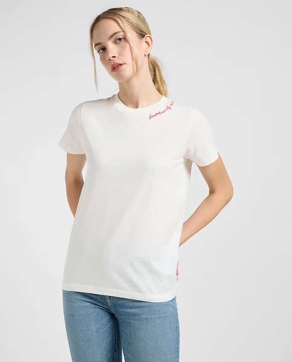 Женская футболка с короткими рукавами и обычным кроем Lee, белый
Женская футболка с короткими рукавами и обычным кроем Lee, белый