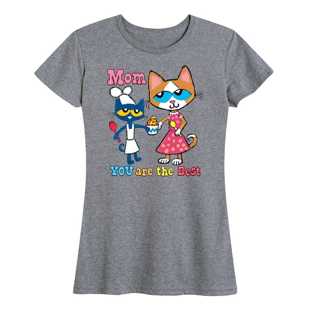Женская футболка с рисунком Pete the Cat The Best Mom Licensed Character, цвет Heather Gray
Женская футболка с рисунком Pete the Cat The Best Mom Licensed Character, цвет Heather Gray