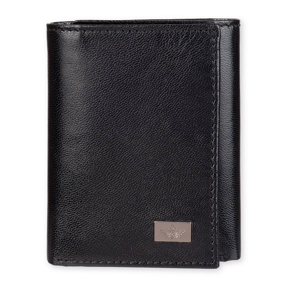 Мужской кошелек тройного сложения Dockers с RFID-блокировкой, черный
Мужской кошелек тройного сложения Dockers с RFID-блокировкой, черный