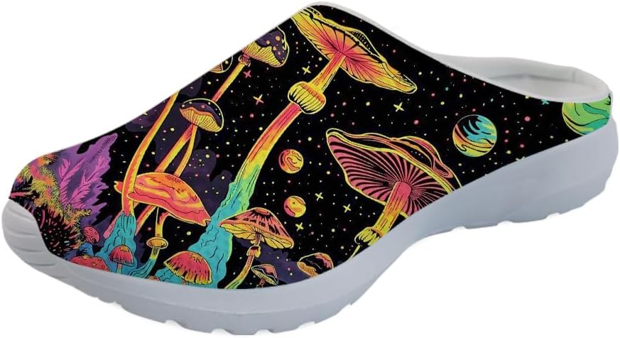 Кроссовки Forchrinse Native Indian Aztec Hippie Mandala для мужчин, прогулочные мулы; женские слипоны, садовые сабо, тапочки с открытой пяткой, обувь для дома и ухода, Colorful Mushroom
Кроссовки Forchrinse Native Indian Aztec Hippie Mandala для мужчин, прогулочные мулы; женские слипоны, садовые сабо, тапочки с открытой пяткой, обувь для дома и ухода, Colorful Mushroom