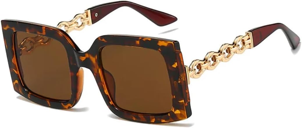 Мужские солнцезащитные очки с широкой цепочкой для женщин и роскошные солнцезащитные зеркала, модные, для активного отдыха, с защитой от УФ-излучения UV400 TVTBBVV, Leopard
Мужские солнцезащитные очки с широкой цепочкой для женщин и роскошные солнцезащитные зеркала, модные, для активного отдыха, с защитой от УФ-излучения UV400 TVTBBVV, Leopard