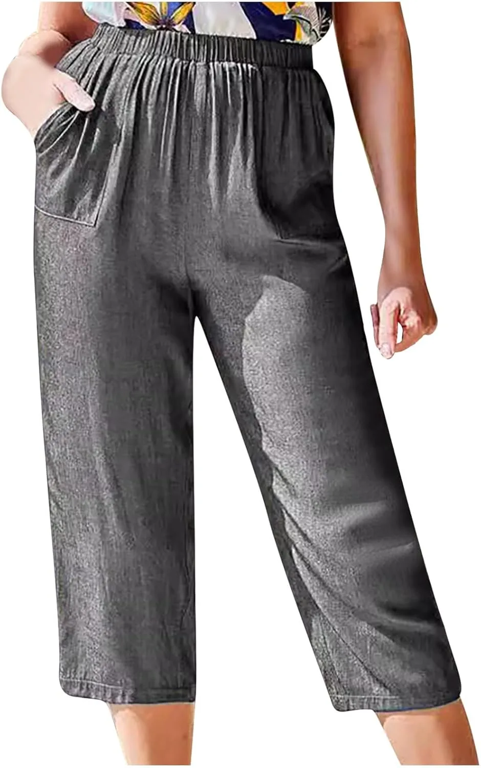 Летние джинсы-капри с высокой талией
Летние джинсы-капри с высокой талией