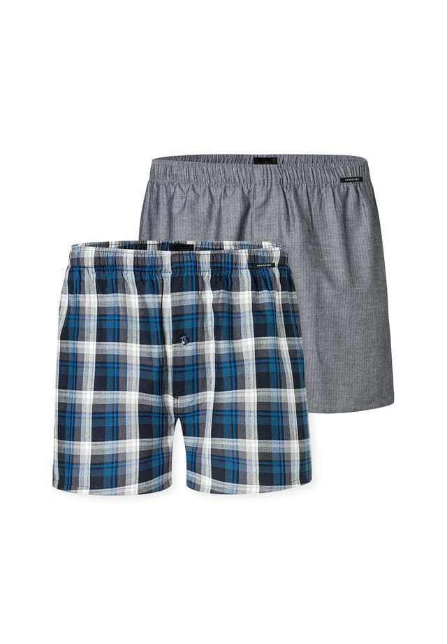 Тканые боксеры комплект из 2 пар - тканые хлопковые трусы Schiesser, мультиколор
Тканые боксеры комплект из 2 пар - тканые хлопковые трусы Schiesser, мультиколор