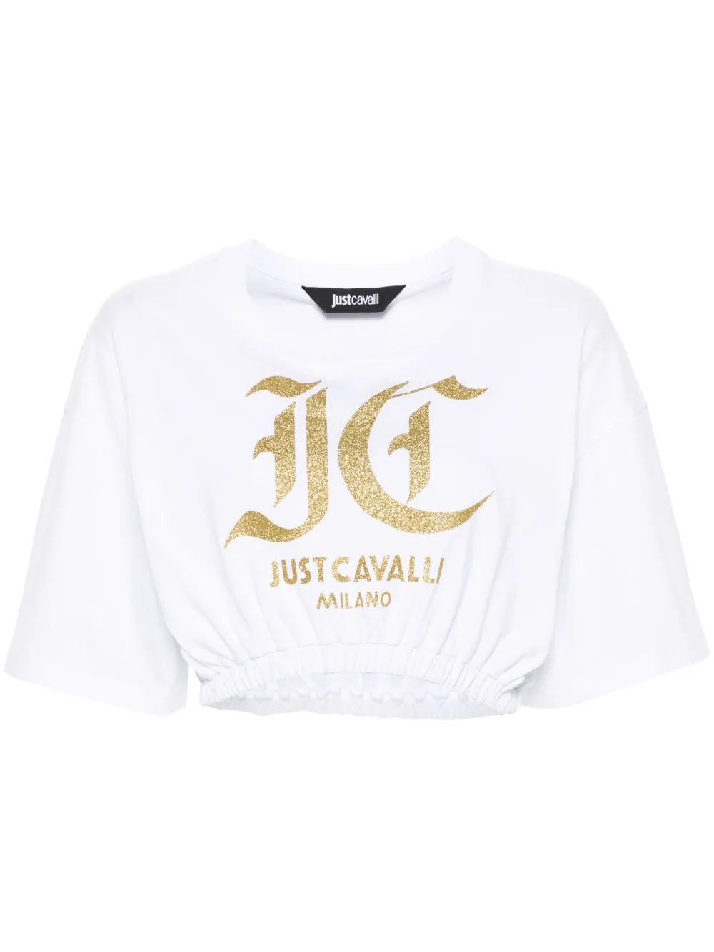 Футболка с логотипом Just Cavalli, белый 
Футболка с логотипом Just Cavalli, белый
