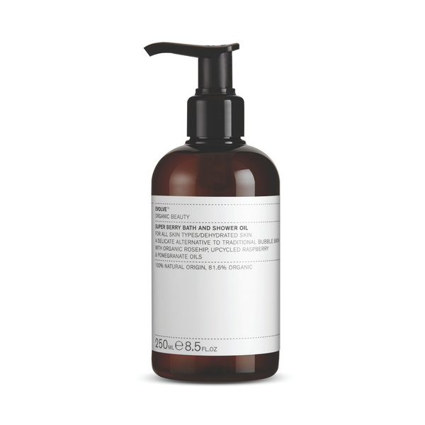 Масло для душа, 250 мл Evolve Organic Beauty Super berry bath and shower oil
Масло для душа, 250 мл Evolve Organic Beauty Super berry bath and shower oil