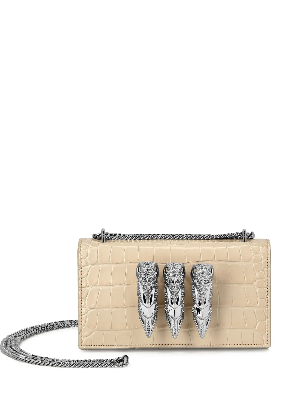 Клатч с тиснением под крокодила Philipp Plein, нейтральный
Клатч с тиснением под крокодила Philipp Plein, нейтральный