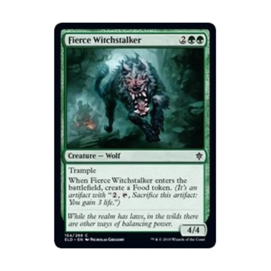 CCG Свирепый охотник на ведьм (клавиша C), MTG - Throne of Eldraine
CCG Свирепый охотник на ведьм (клавиша C), MTG - Throne of Eldraine