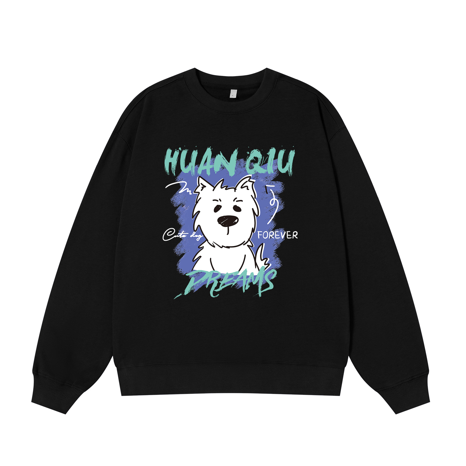 Свитшот с круглым вырезом Unisex HUANQIU, черный (fleece-lined)
Свитшот с круглым вырезом Unisex HUANQIU, черный (fleece-lined)