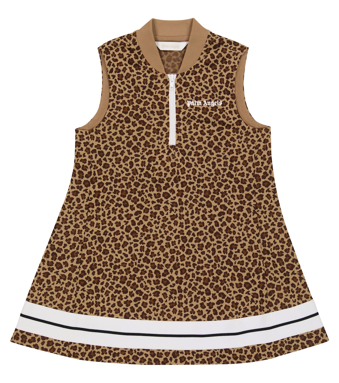 Платье с леопардовым принтом Palm Angels Kids, Beige White
Платье с леопардовым принтом Palm Angels Kids, Beige White