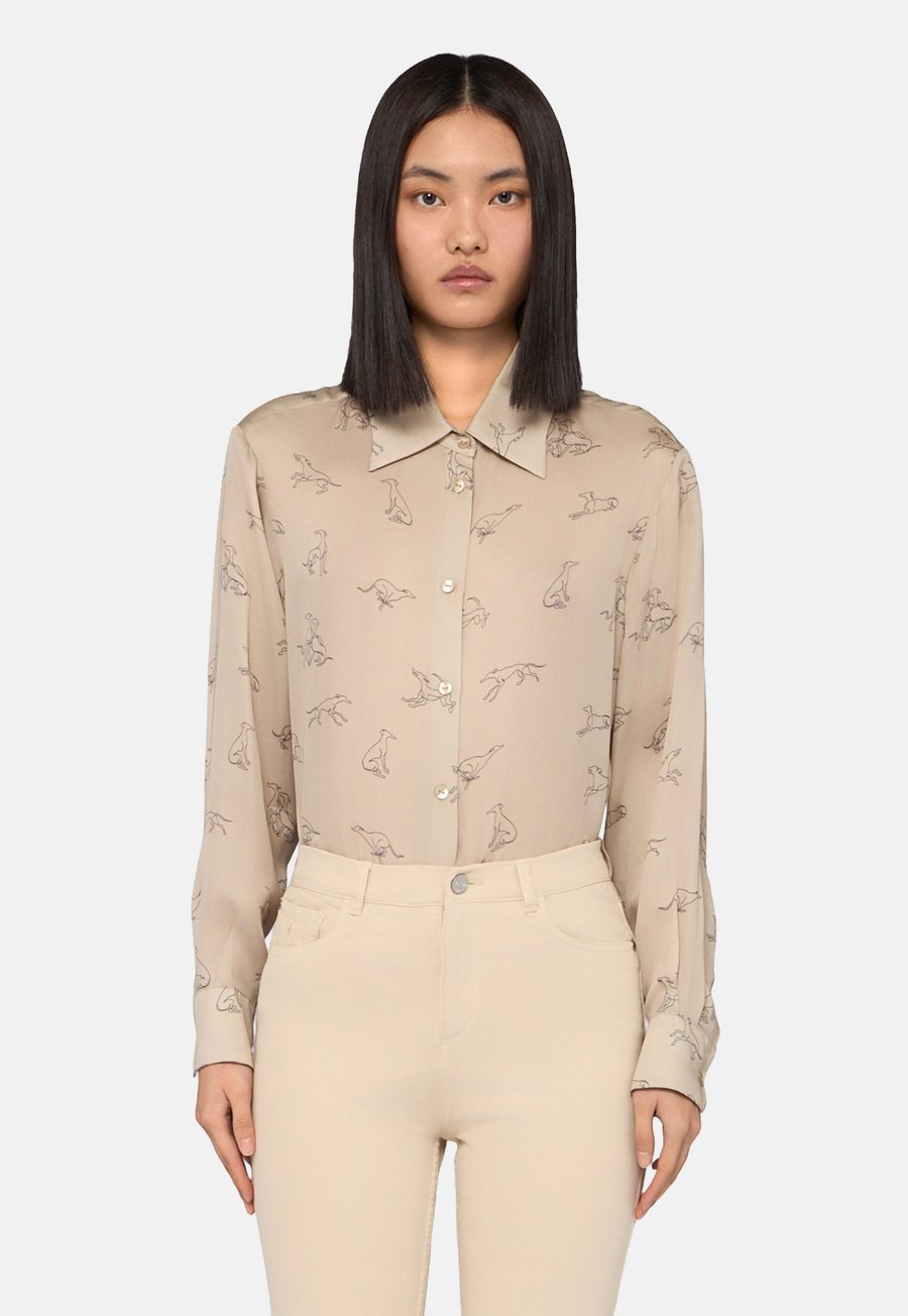 Блуза Trussardi CON STAMPA, Cream Pisa/White
Блуза Trussardi CON STAMPA, Cream Pisa/White