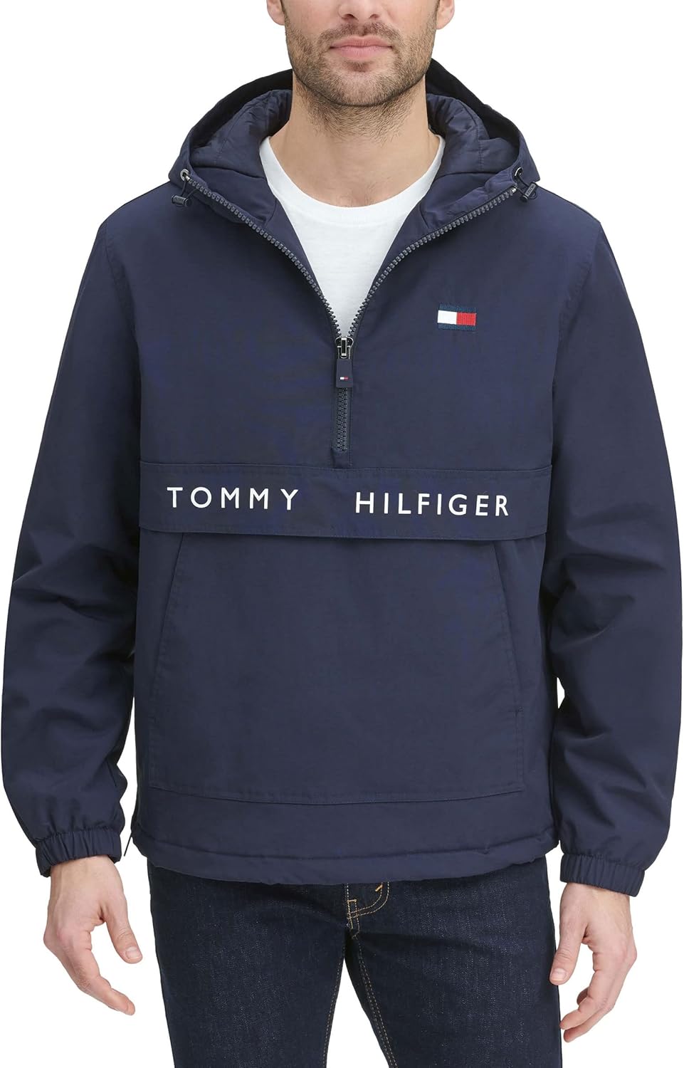 Мужская спортивная куртка Tommy Hilfiger с флисовой подкладкой и капюшоном, New Navy
Мужская спортивная куртка Tommy Hilfiger с флисовой подкладкой и капюшоном, New Navy