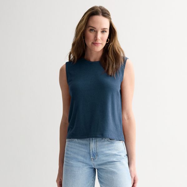 Женский свободный топ Sonoma Goods For Life, цвет submarine navy
Женский свободный топ Sonoma Goods For Life, цвет submarine navy